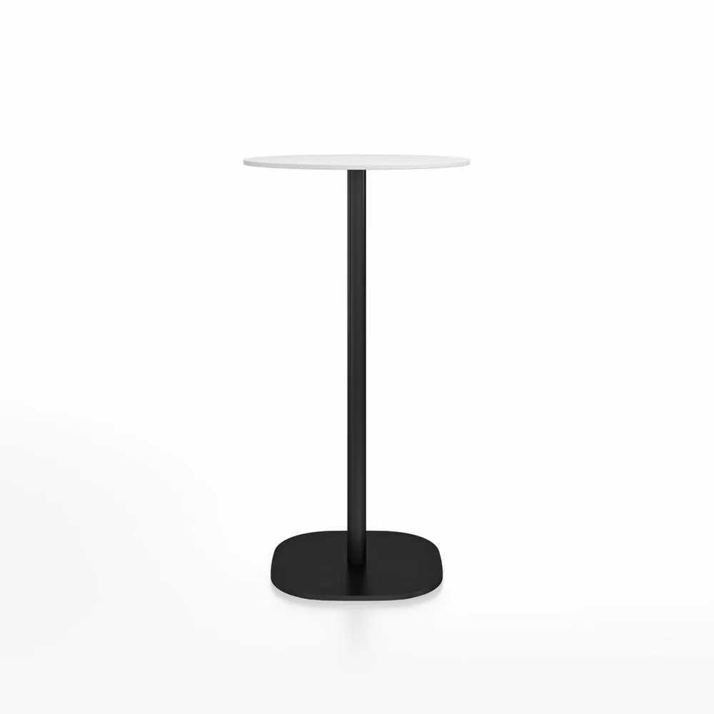 Emeco 2 Inch Flat Base Bar Height Table - Round Top