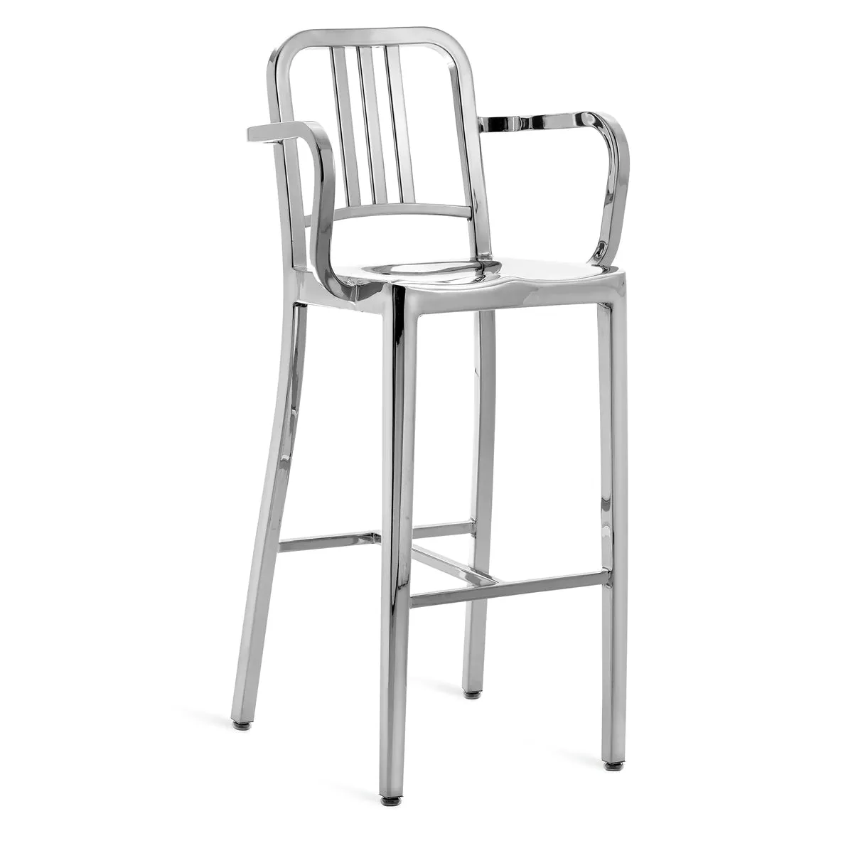 Emeco Navy Bar Stool With Arms