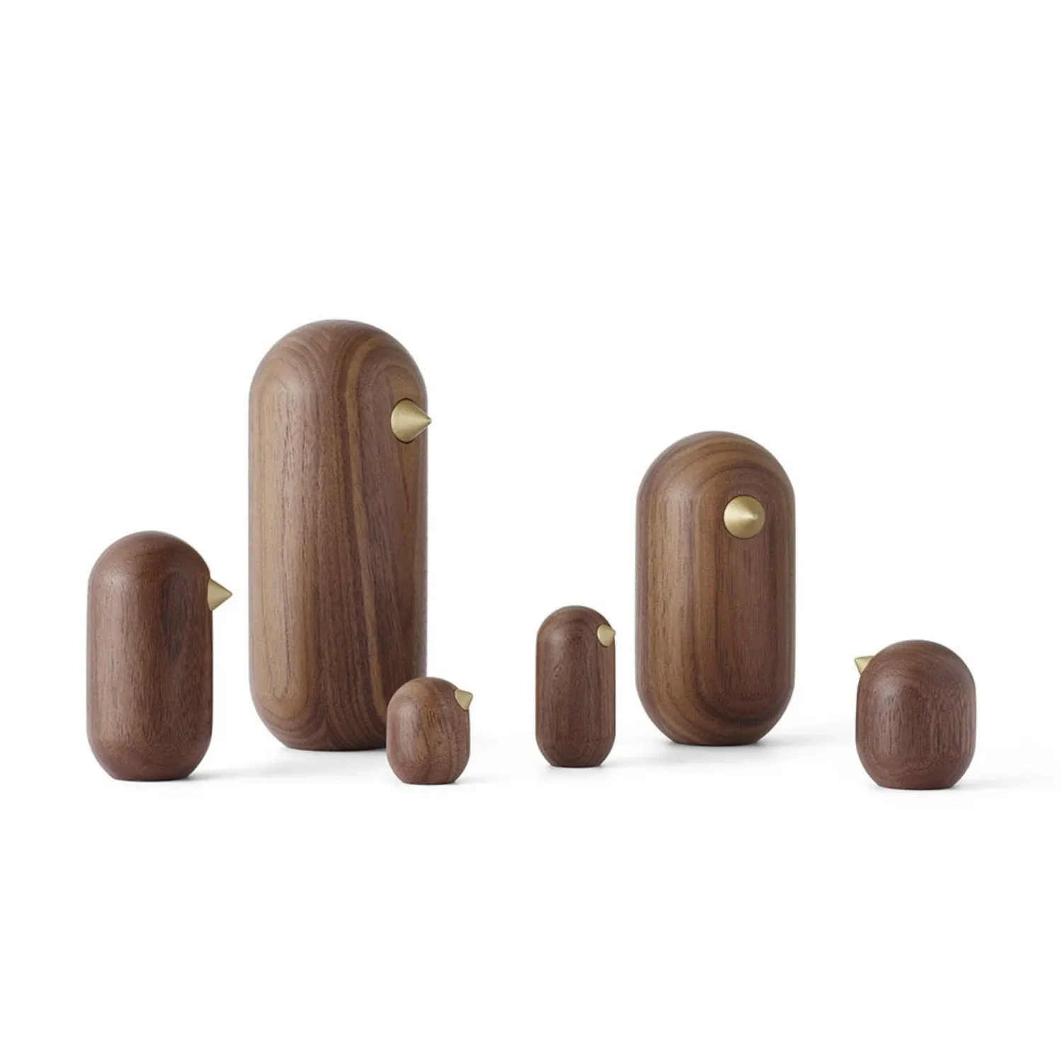 normann copenhagen | little bird | walnut 7cm