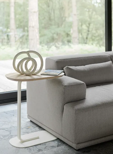 Relate Side Table, Off White, 24"